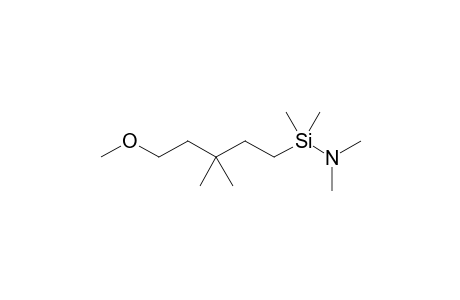 Dimethylamino(dimethyl)(5-methoxy-3,3-dimethylpentyl)silane