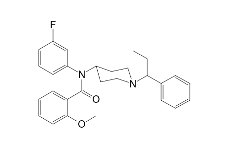 N-3-Fluorophenyl-N-[1-(1-phenylpropyl)piperidin-4-yl]-2-methoxybenzamide