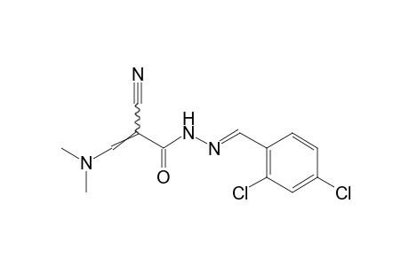 2-CYANO-3-(DIMETHYLAMINO)ACRYLIC ACID, (2,4-DICHLOROBENZYLIDENE)HYDRAZIDE