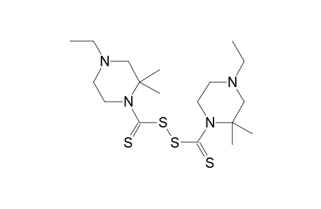 Bis-(2,2-dimethyl-4-ethyl-piperazin-1-yl)-dithiocarbonyl-disulfide
