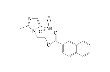 2-(2-Methyl-5-nitro-1H-imidazol-1-yl)ethyl 2-naphthoate