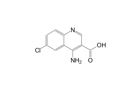 3-quinolinecarboxylic acid, 4-amino-6-chloro-