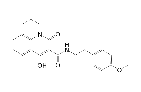4-hydroxy-N-[2-(4-methoxyphenyl)ethyl]-2-oxo-1-propyl-1,2-dihydro-3-quinolinecarboxamide