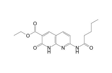 Ethyl 7-(pentanoylamino)-1,8-naphthyridin-2(1H)-one-3-carboxylate
