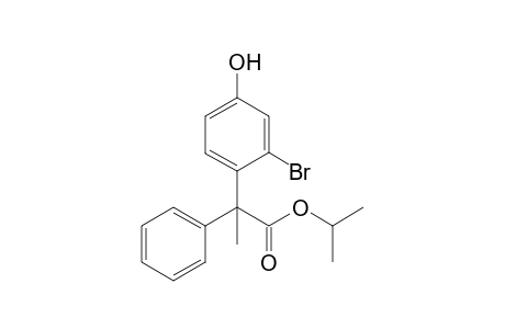 Iso-Propyl 2-phenyl-2-(2-bromo-4-hydroxyphenyl)propionate