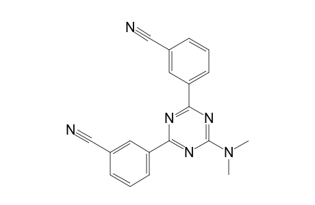 3-[4-(3-cyanophenyl)-6-(dimethylamino)-1,3,5-triazin-2-yl]benzenecarbonitrile