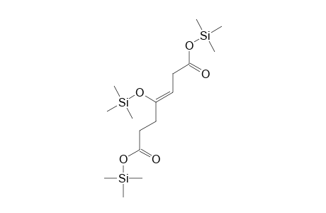 (Z)-4-trimethylsilyloxy-3-heptenedioic acid bis(trimethylsilyl) ester