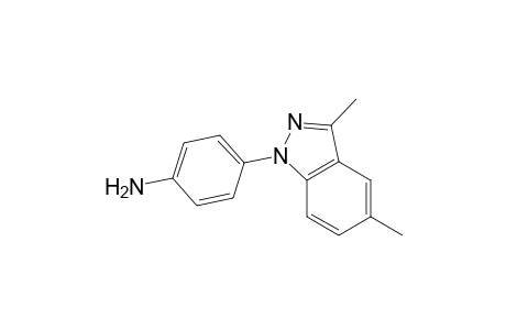 1-(p-Aminophenyl)-3,5-dimethyl-1H-indazole