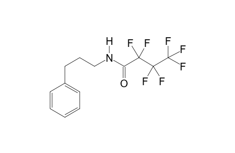 2,2,3,3,4,4,4-Heptafluoro-N-(3-phenylpropyl)butanamide