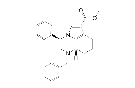 Methyl (3R,9aS)-1-benzyl-3-phenyl-2,3,7,8,9,9a-hexahydro-1H-pyrrolo[1,2,3-de]quinoxaline-6-carboxylate
