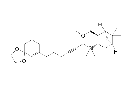 (1S,2R,3S,5R)-[6-(1,4-Dioxaspiro[4.5]dec-6-en-7-yl)hex-2-ynyl]-(2-methoxymethyl-6,6-dimethylbicyclo[3.1.1]hept-3-yl)dimethylsilane