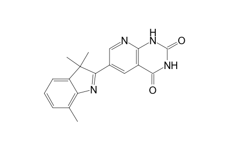 6-(3,3,7-Trimethyl-3H-indol-2-yl)pyrido[2,3-d]pyrimidine-2,4(1H,3H)-dione