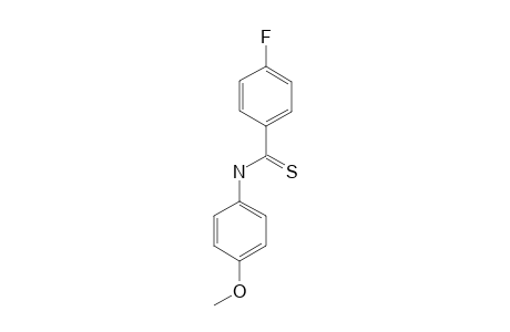 4-fluoro-N-(4-methoxyphenyl)thiobenzamide