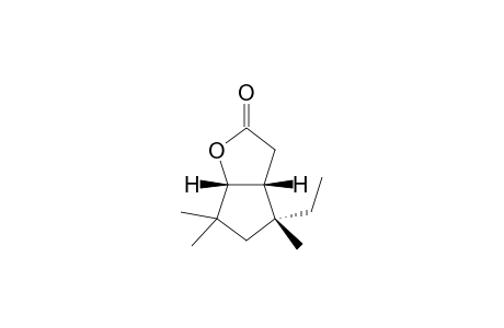 6-Ethyl-6,8,8-trimethyl-2-oxabicyclo[3.3.0]octan-3-one