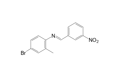 4-bromo-N-(m-nitrobenzylidene)-o-toluidine