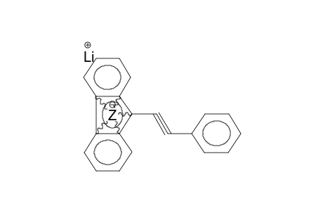 LITHIUM 1,1-(2,2'-BIPHENYLENE)-3-PHENYLPROPARGYL (SOLVENT-SPACED IONPAIR)
