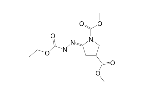 5-(ETHOXYCARBONYL-2-HYDRAZINYL-1-YLIDEN)-PYRROLIDINE-1,3-DICARBOXYLIC-ACID-DIMETHYLESTER