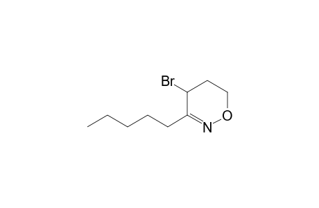 4-Bromo-3-pentyl-5,6-dihydro-4H-(1,2)-oxazine