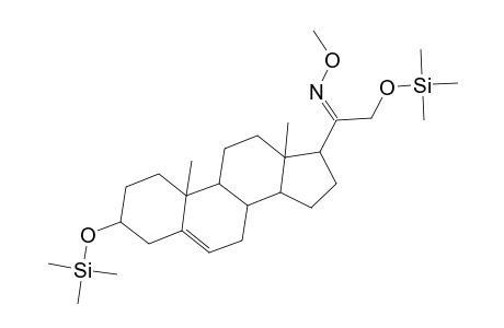 Pregn-5-en-20-one, 3,21-bis[(trimethylsilyl)oxy]-, O-methyloxime, (3.beta.)-