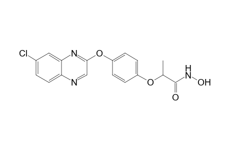 2-{4-[(7-Chloro-2-quinoxalinyl)oxy]phenoxy}propionhydroxamic acid