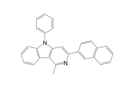 1-methyl-3-(naphthalen-2-yl)-5-phenyl-5H-pyrido[4,3-b]indole