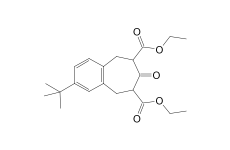Diethyl 7-(t-butyl)-2,3,4,5-tetrahydro-3-oxo-1H-benzocycloheptene-2,4-dicarboxylate