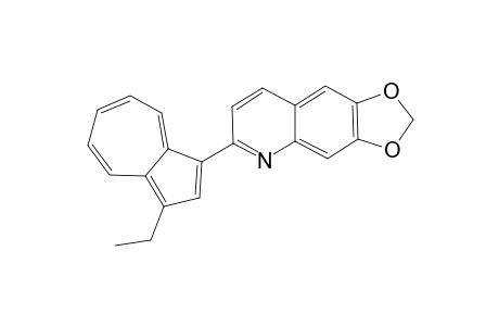 1-( 6',7'-methylenedioxyquinol-2'-yl)-3-ethylazulene