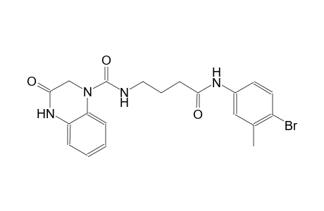 1(2H)-quinoxalinecarboxamide, N-[4-[(4-bromo-3-methylphenyl)amino]-4-oxobutyl]-3,4-dihydro-3-oxo-