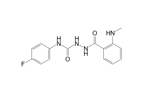 4-(p-fluorophenyl)-1-(N-methylanthraniloyl)semicarbazide