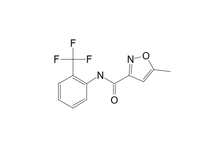 5-Methyl-N-[2-(trifluoromethyl)phenyl]-3-isoxazolecarboxamide