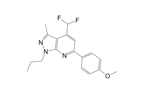 1H-pyrazolo[3,4-b]pyridine, 4-(difluoromethyl)-6-(4-methoxyphenyl)-3-methyl-1-propyl-