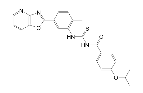 N-(4-isopropoxybenzoyl)-N'-(2-methyl-5-[1,3]oxazolo[4,5-b]pyridin-2-ylphenyl)thiourea