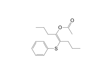 4-Octen-4-ol, 5-(phenylthio)-, acetate, (E)-