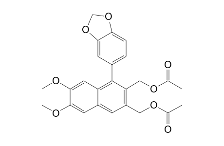 2,3-Bis(acetoxymethyl)-1-(3,4-methylenedioxyphenyl)-6,7-dimethoxynaphthalene