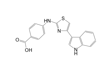 4-{[4-(1H-indol-3-yl)-1,3-thiazol-2-yl]amino}benzoic acid