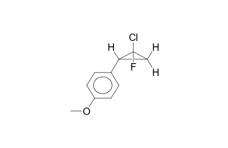 ANTI-1-CHLORO-1-FLUORO-2-(PARA-METHOXYPHENYL)CYCLOPROPANE