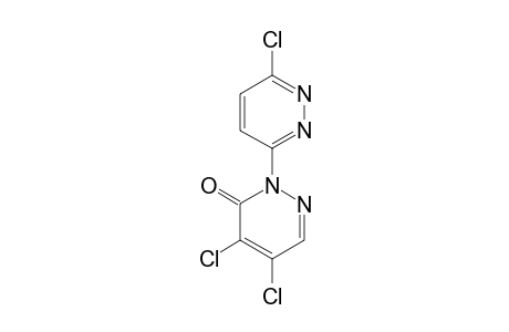[1(6H),3'-Bipyridazin]-6-one, 4,5,6'-trichloro-