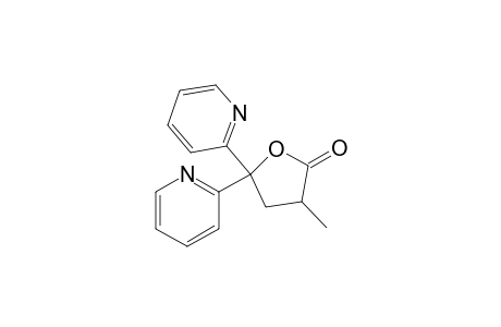 3-Methyl-5,5-bis(2'-pyridinyl)-tetrahydrofuran-2-one