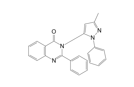 3-(3-methyl-1-phenlpyrazol-5-yl)-2-phenyl-4(3H)-quinazolinone