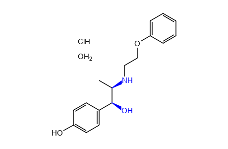 erythro-p-HYDROXY-alpha-{1-[(2-PHENOXYETHYL)AMINO]ETHYL}BENZYL ALCOHOL, HYDROCHLORIDE, HYDRATED