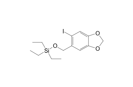 5-(Triethylsilyloxymethyl)-6-iodo-1,3-benzodioxole