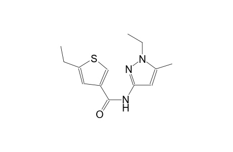 5-ethyl-N-(1-ethyl-5-methyl-1H-pyrazol-3-yl)-3-thiophenecarboxamide