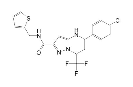 5-(4-chlorophenyl)-N-(2-thienylmethyl)-7-(trifluoromethyl)-4,5,6,7-tetrahydropyrazolo[1,5-a]pyrimidine-2-carboxamide