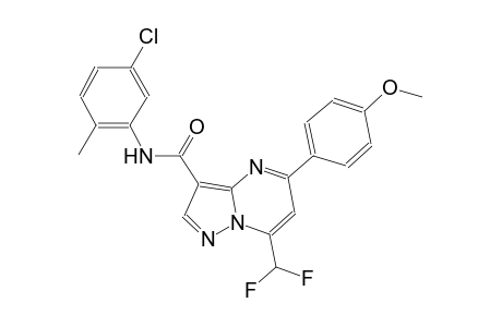 N-(5-chloro-2-methylphenyl)-7-(difluoromethyl)-5-(4-methoxyphenyl)pyrazolo[1,5-a]pyrimidine-3-carboxamide