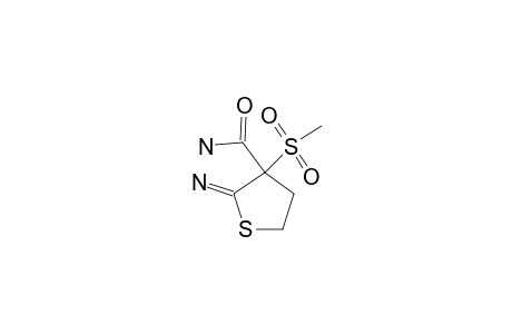 TETRAHYDRO-2-IMINO-3-METHANESULFONYL-3-THIOPHENECARBOXAMIDE