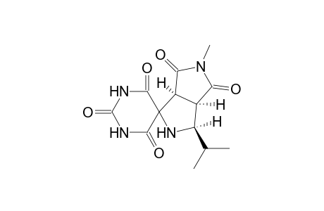 Spiro[2-Isopropyl-7-methyl-6,8-dioxo-3,7-diazabicyclo[3.3.0]octae-5,5'-barbituryl]