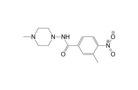 3-methyl-N-(4-methyl-1-piperazinyl)-4-nitrobenzamide