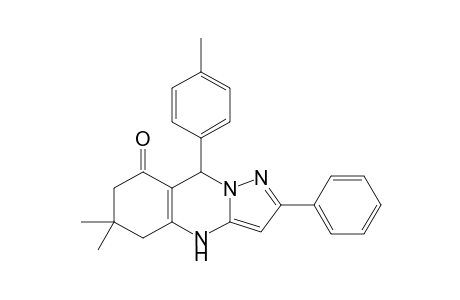 6,6-Dimethyl-9-(4-methylphenyl)-2-phenyl-4,5,6,7,8,9-hexahydropyrazolo[5,1-b]quinazolin-8-one