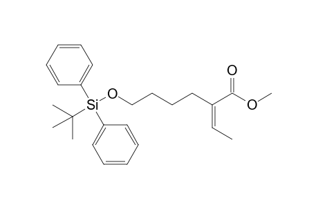 Methyl (Z)-2-[4-(tert-Butyldiphenylsiloxy)butyl]-2-butenoate
