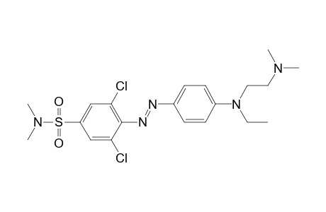 N-Ethyl-N-(2-dimethyllaminoethyl)-4-(4-dimethylaminosulphonyl-2,6-dichlorophenylazo)-aniline